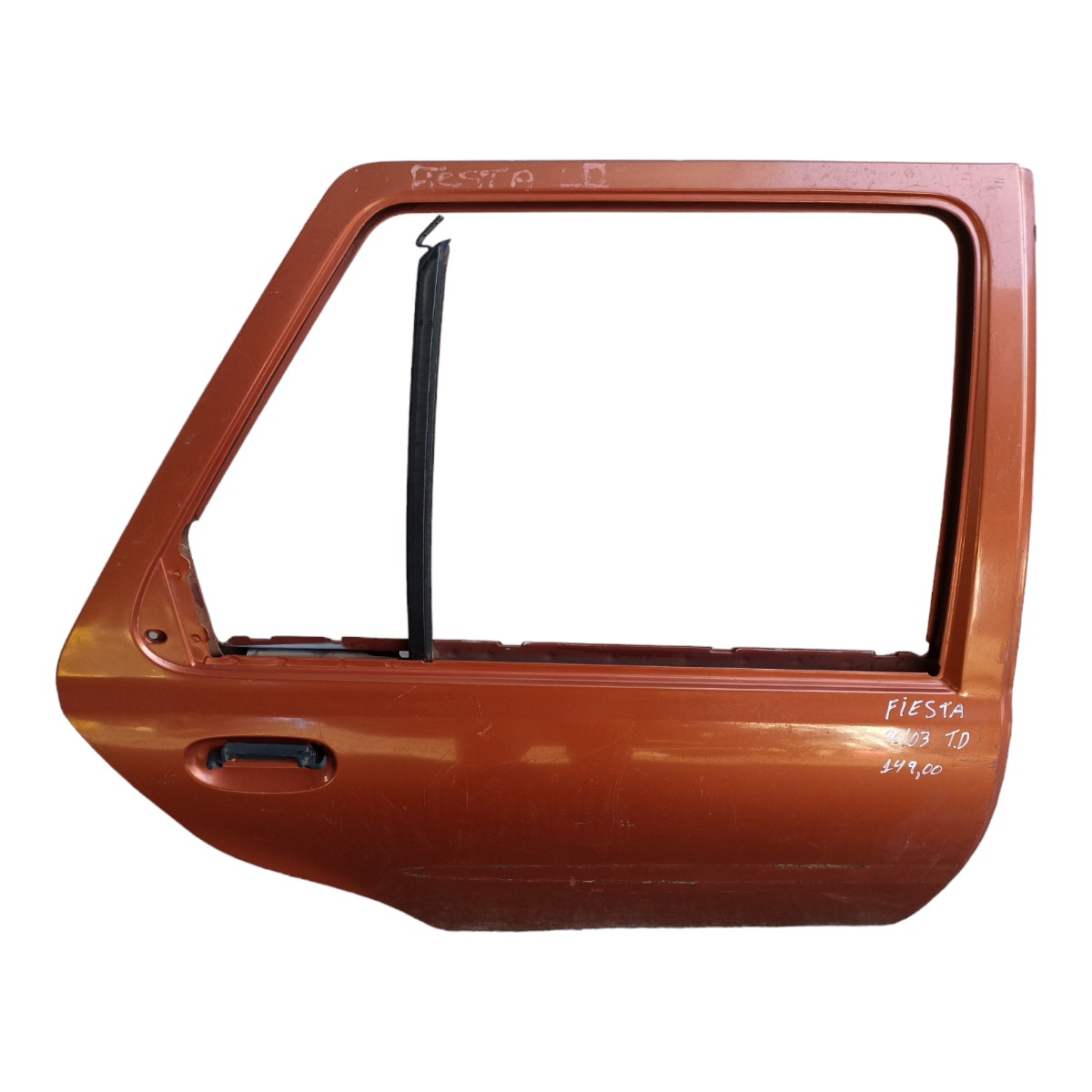 Porta Traseira Direita Fiesta 1996 A 2003 Ford  Traseira Direito Dourado 3