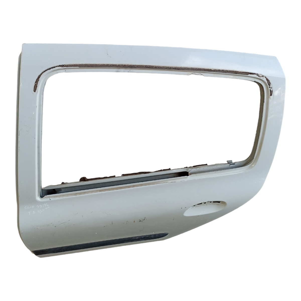 Porta Traseira Esquerda Renault Clio 1999 A 2016  Traseira Esquerdo Branco 3