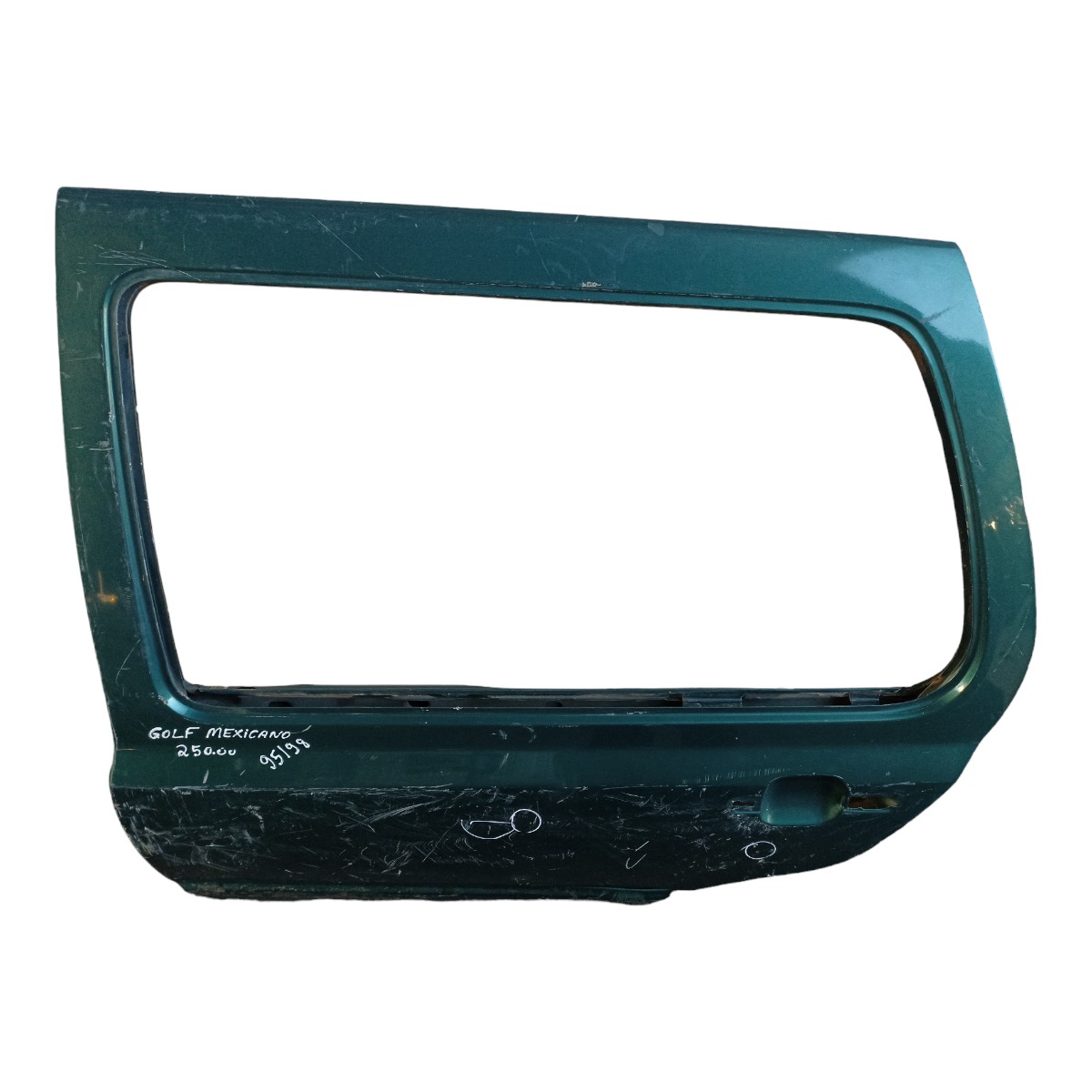 Porta Traseira Esquerda Volkswagen Golf Mexicano 95/98 Traseira Esquerdo Verde 3