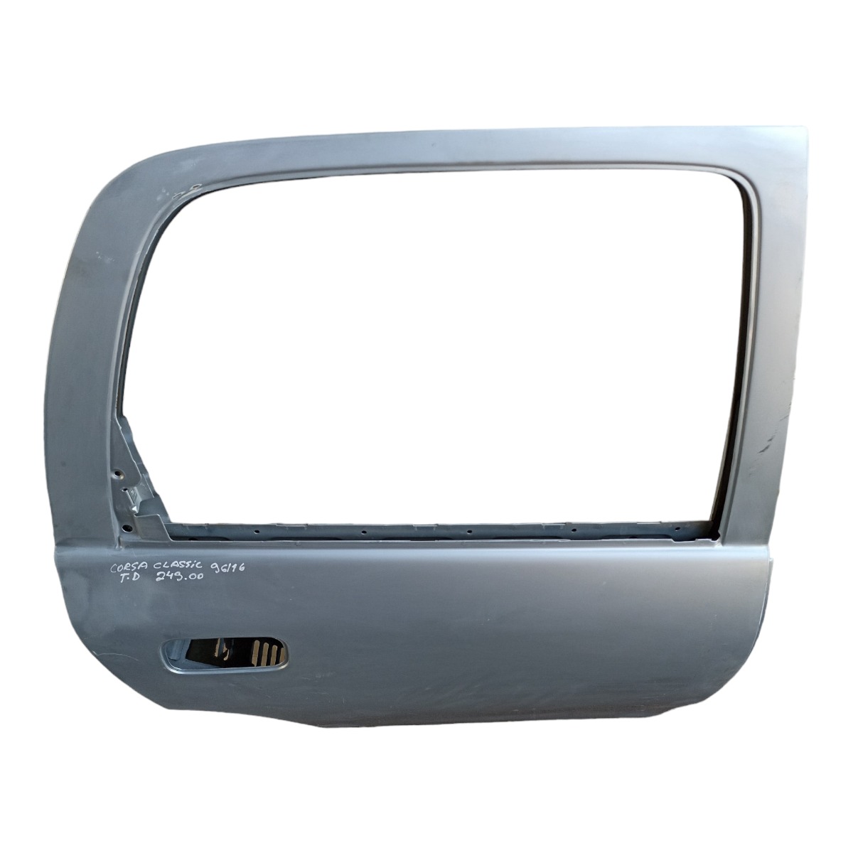 Porta Traseira Direita Gm Corsa Classic 1996/16 Filé Origina Traseira Direito Prata 3