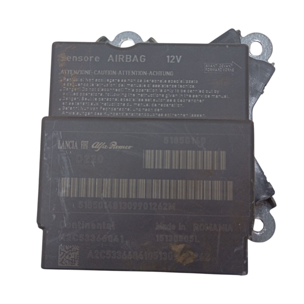 Modulo Airbag Uno Vivace 51850148 Atenção Acionado