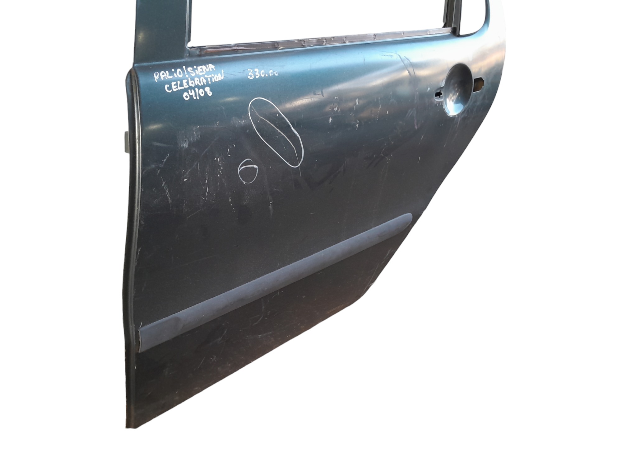 Porta Traseira Esquerda Fiat Palio Siena Celebration 04/08 Traseira Esquerda Cinza 3