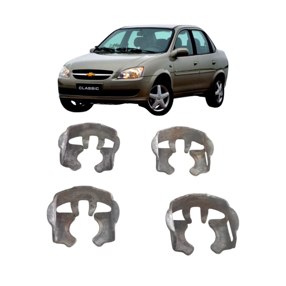 Kit Trava Bico Injetor Classic 1996 A 2010 4 Unidades 1