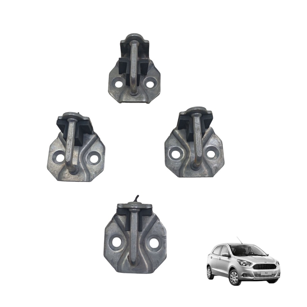 Kit Ford Ka Batente Porta 2014 2015 2016 2017 2018 A 2021 Prata