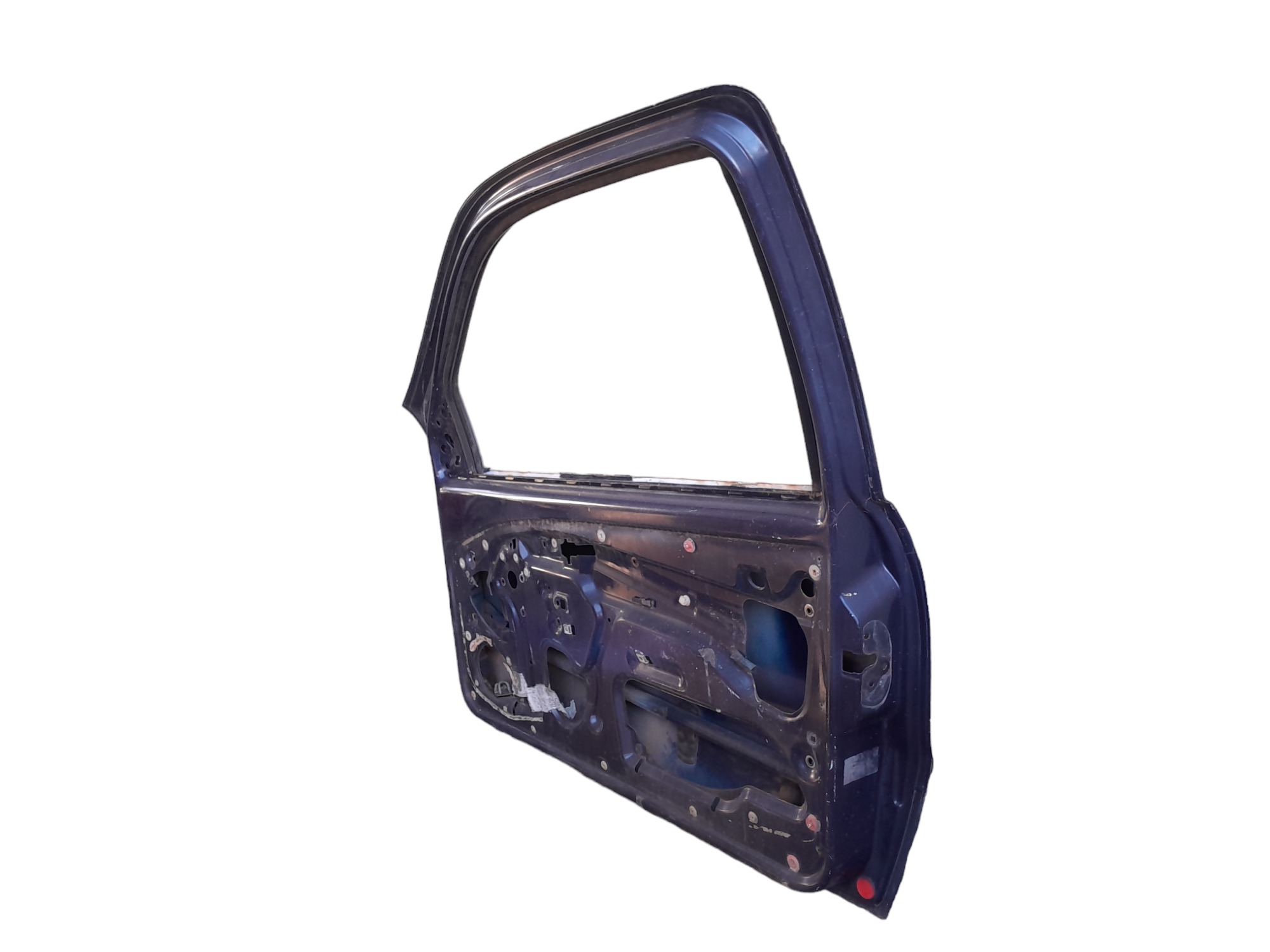 Porta Lado Direito Fiat Strada Palio 1996 A 2003 Filé Dianteira Direito Azul 5
