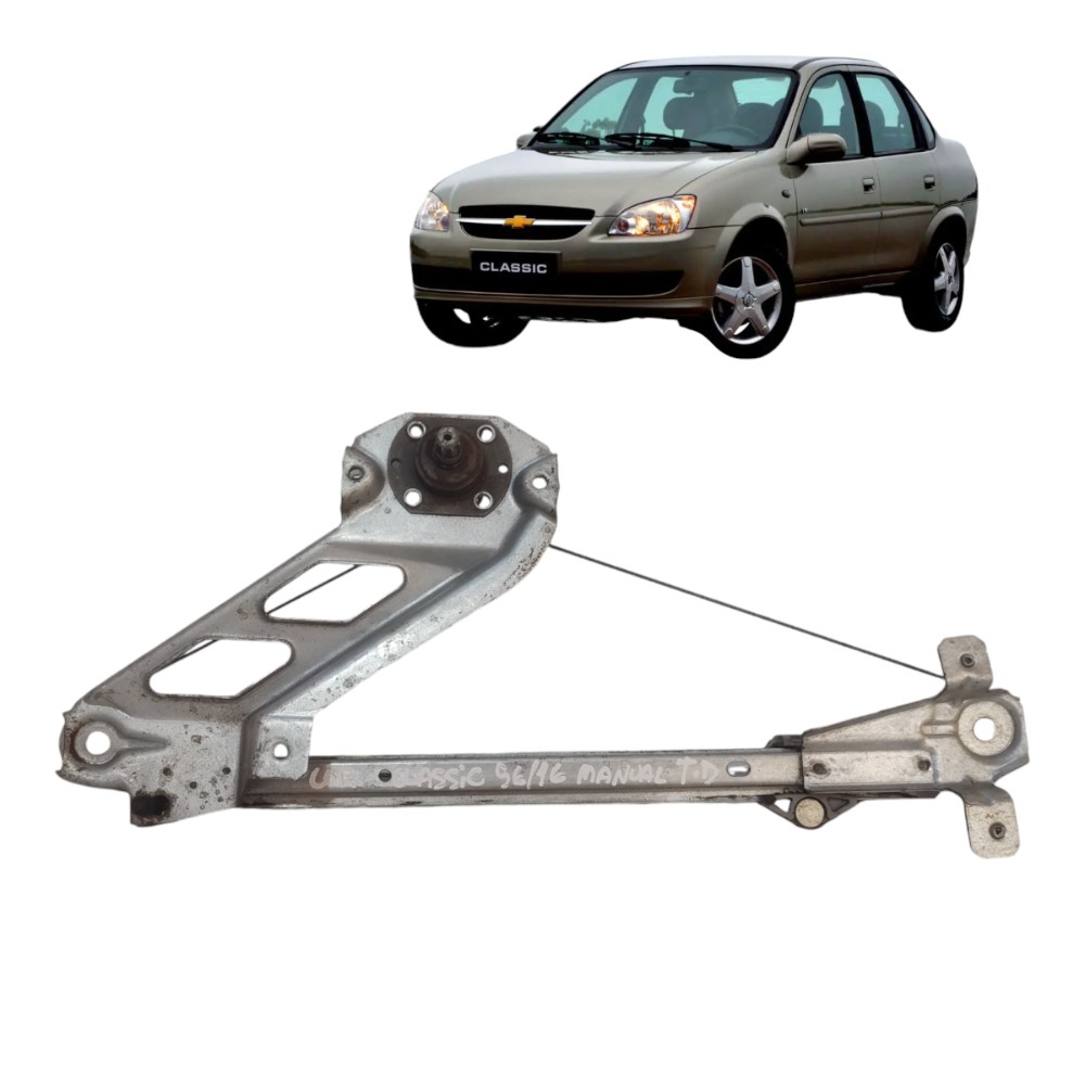 Maquina Vidro Manual Traseiro Direito Classic 1996 A 2016 1