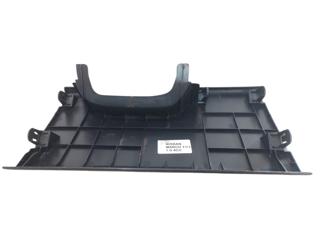 Acabamento Painel Inferior Nissan March 2011 A 15 689621hk0a Preto 4