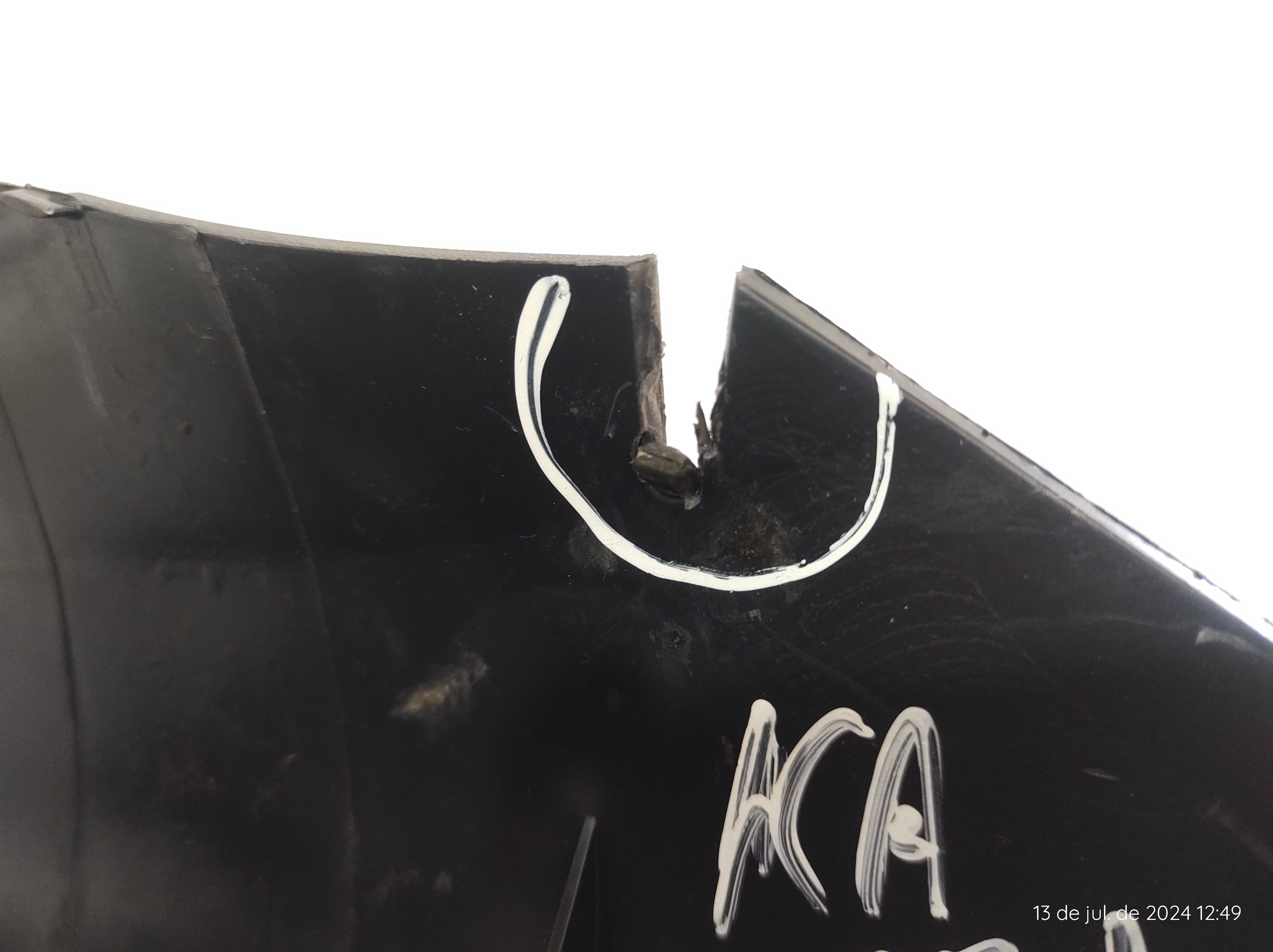 Moldura Coluna Direção Ford Ka 07 A 13 2s65-3533acw 5