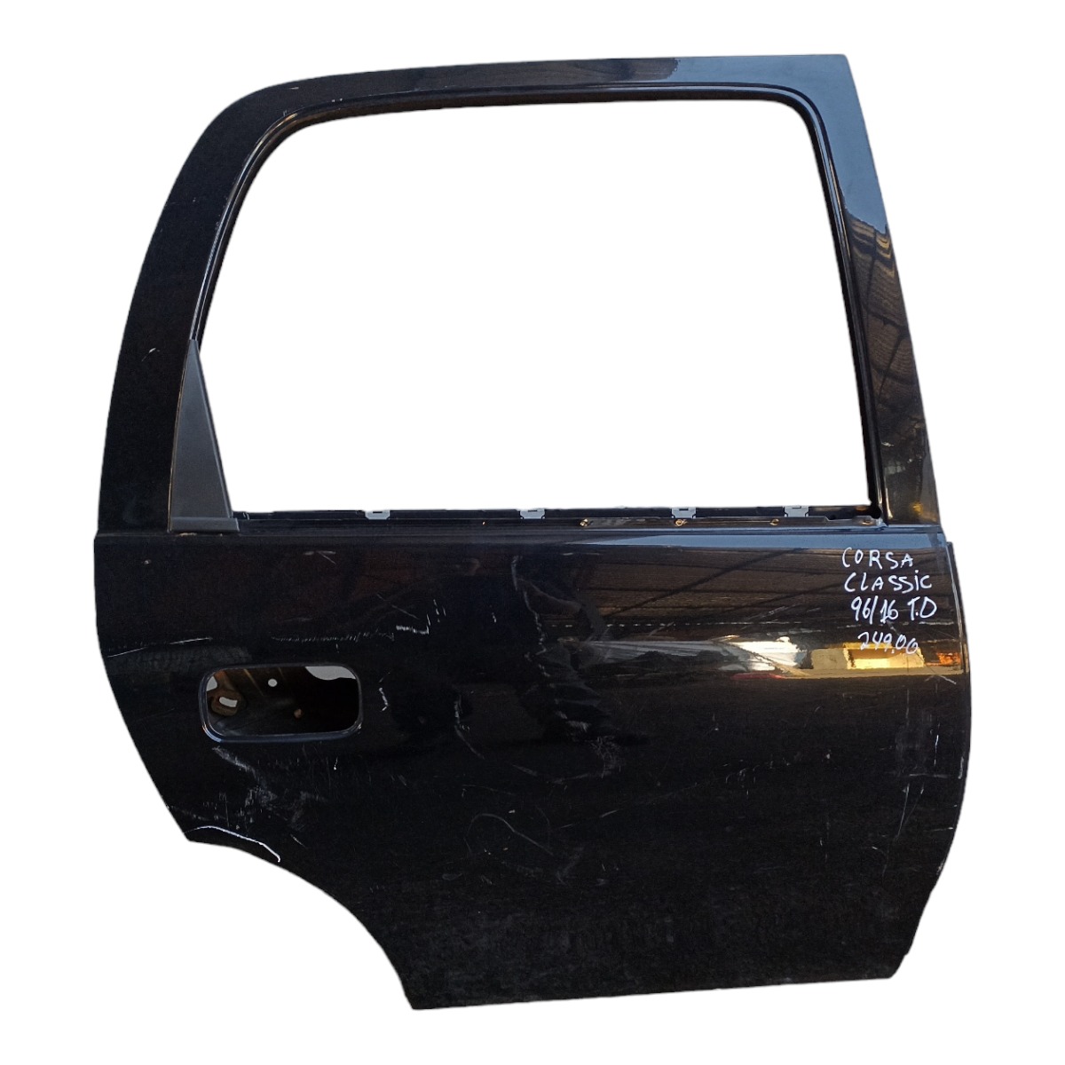 Porta Traseira Direita Corsa Classic 1996 A 2016 Original Traseira Direito Preto