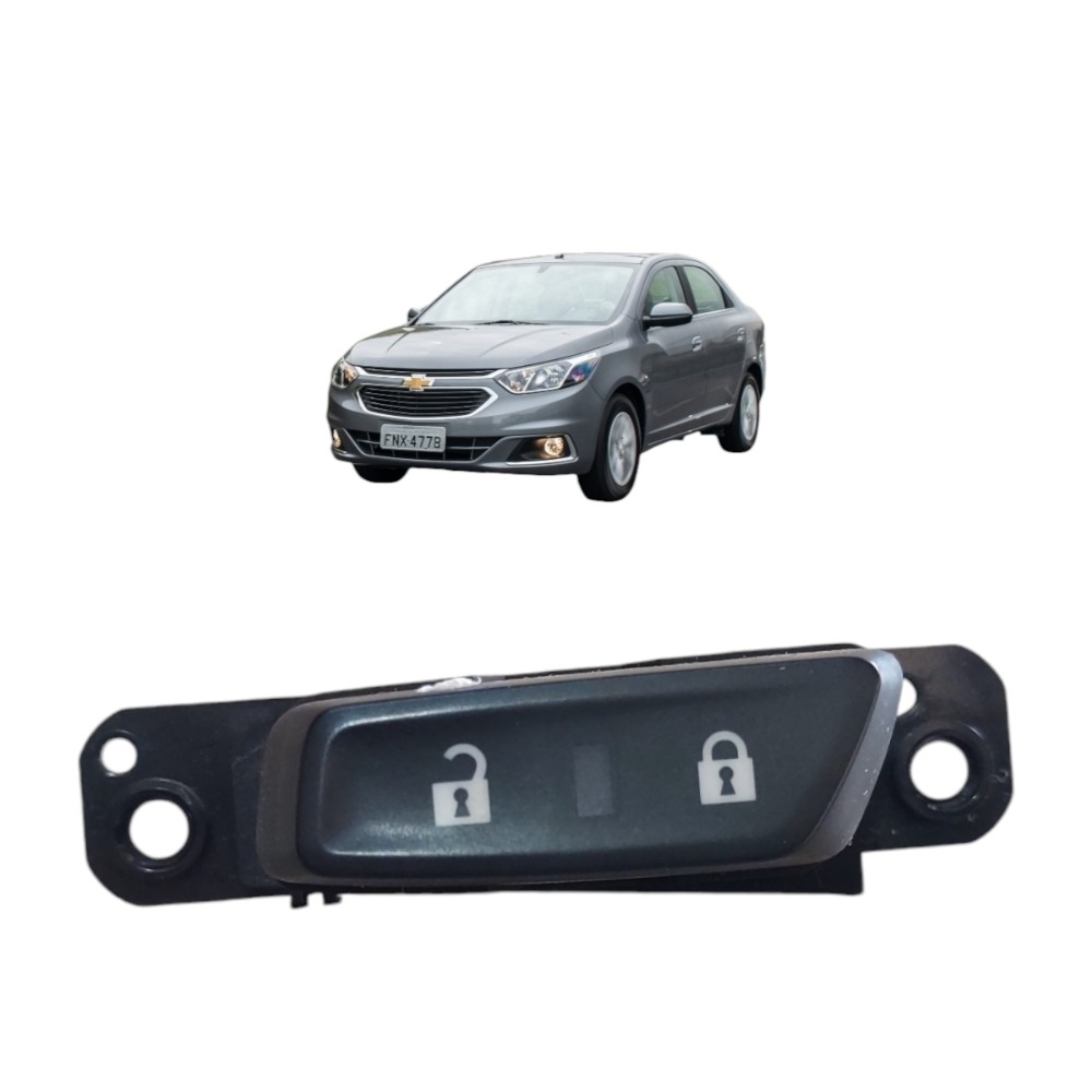 Botão Interruptor Porta Trava Destrava Gm Cobalt 2017 A 2020 1