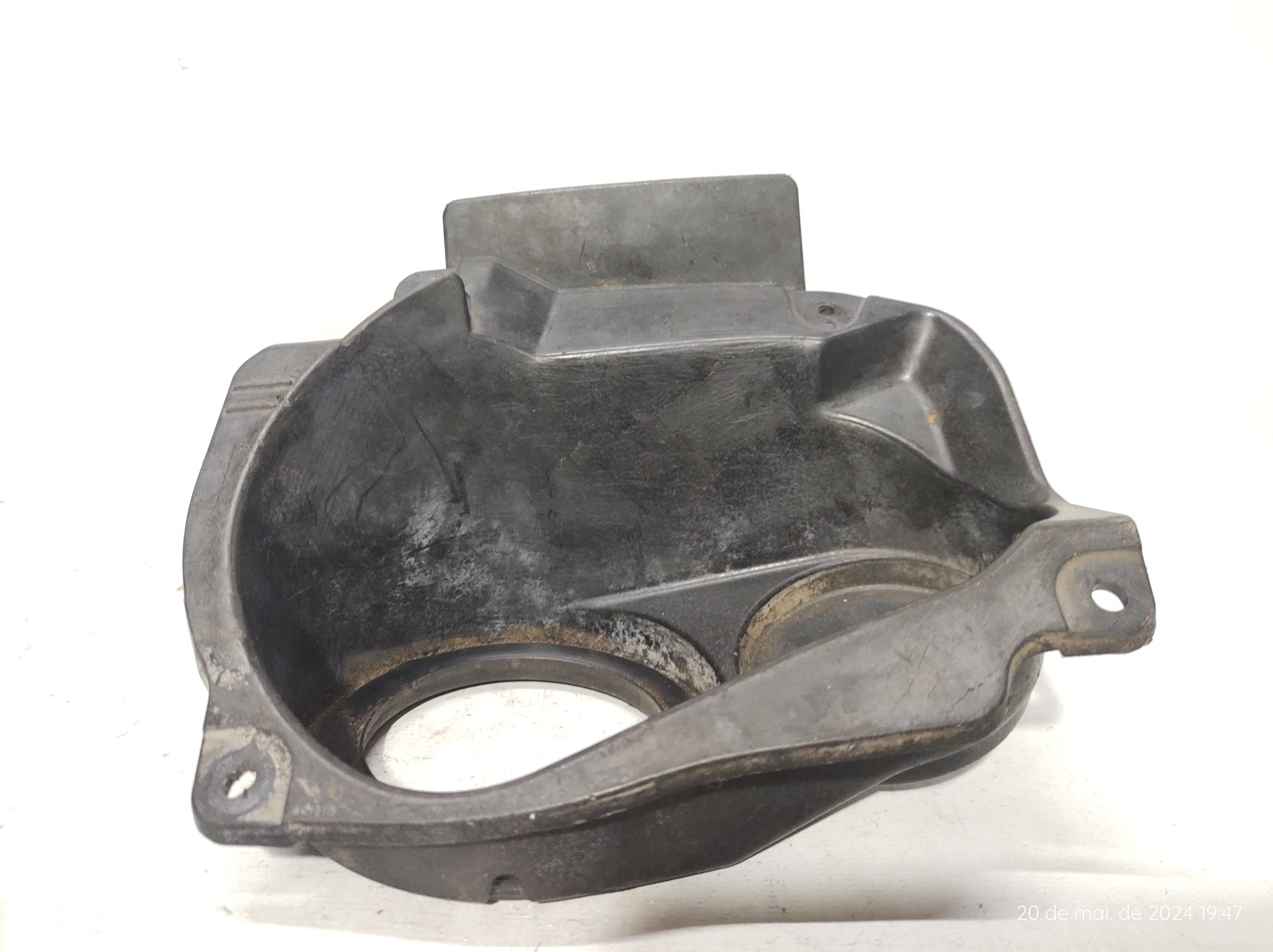 Moldura Farol Milha Neblina Esquerdo Hilux 2017 Original Preto Esquerdo 5