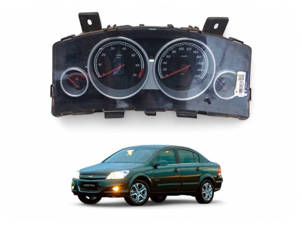 Painel Velocímetro Vectra Elite Elegance Gtx 2008 A 2011 Preto