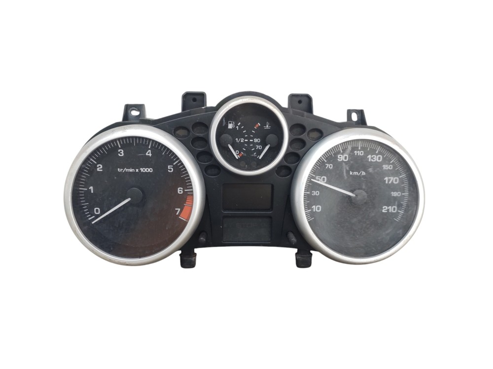 Painel Instrumento Velocímetro Peugeot 207 2007 A 2013 Preto 2