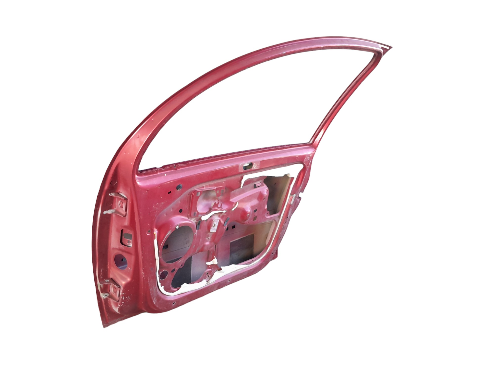 Porta Dianteira Direita Citroen C3 2003/12 Filé Original Dianteira Vermelho 6