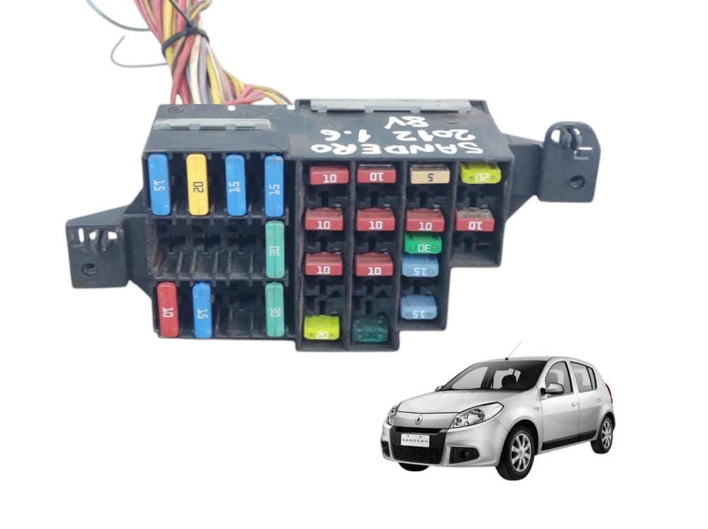 Caixa Fusiveis Sandero 1.6 8v 2012 7703297597