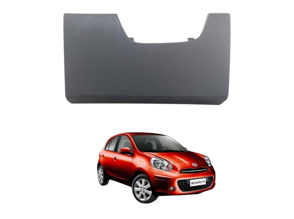 Acabamento Painel Inferior Nissan March 2011 A 15 689621hk0a Preto