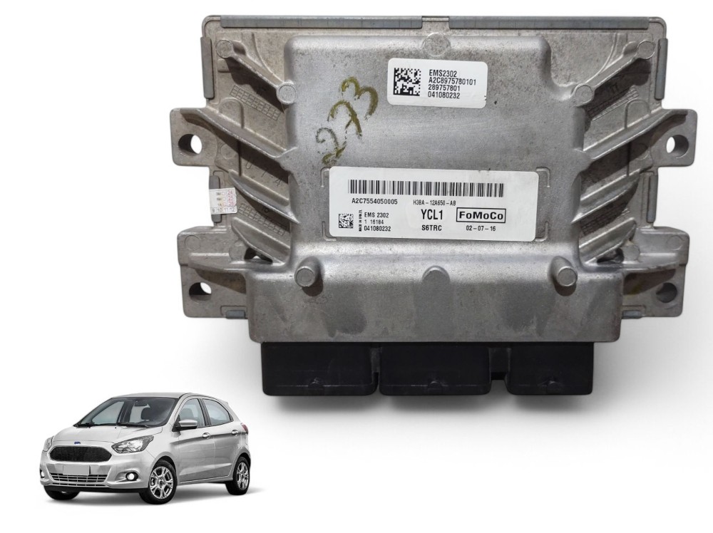 Módulo Injeção Ford Ka 1.5 4cc 2015/19 H3ba12a650ab Original