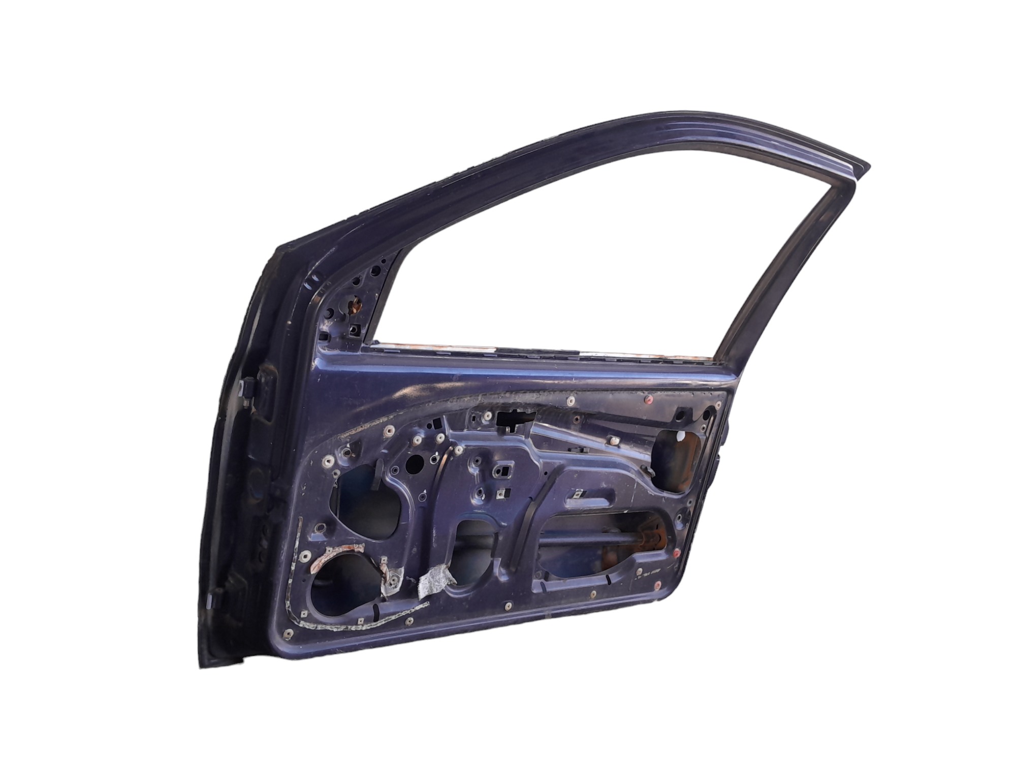 Porta Lado Direito Fiat Strada Palio 1996 A 2003 Filé Dianteira Direito Azul 6
