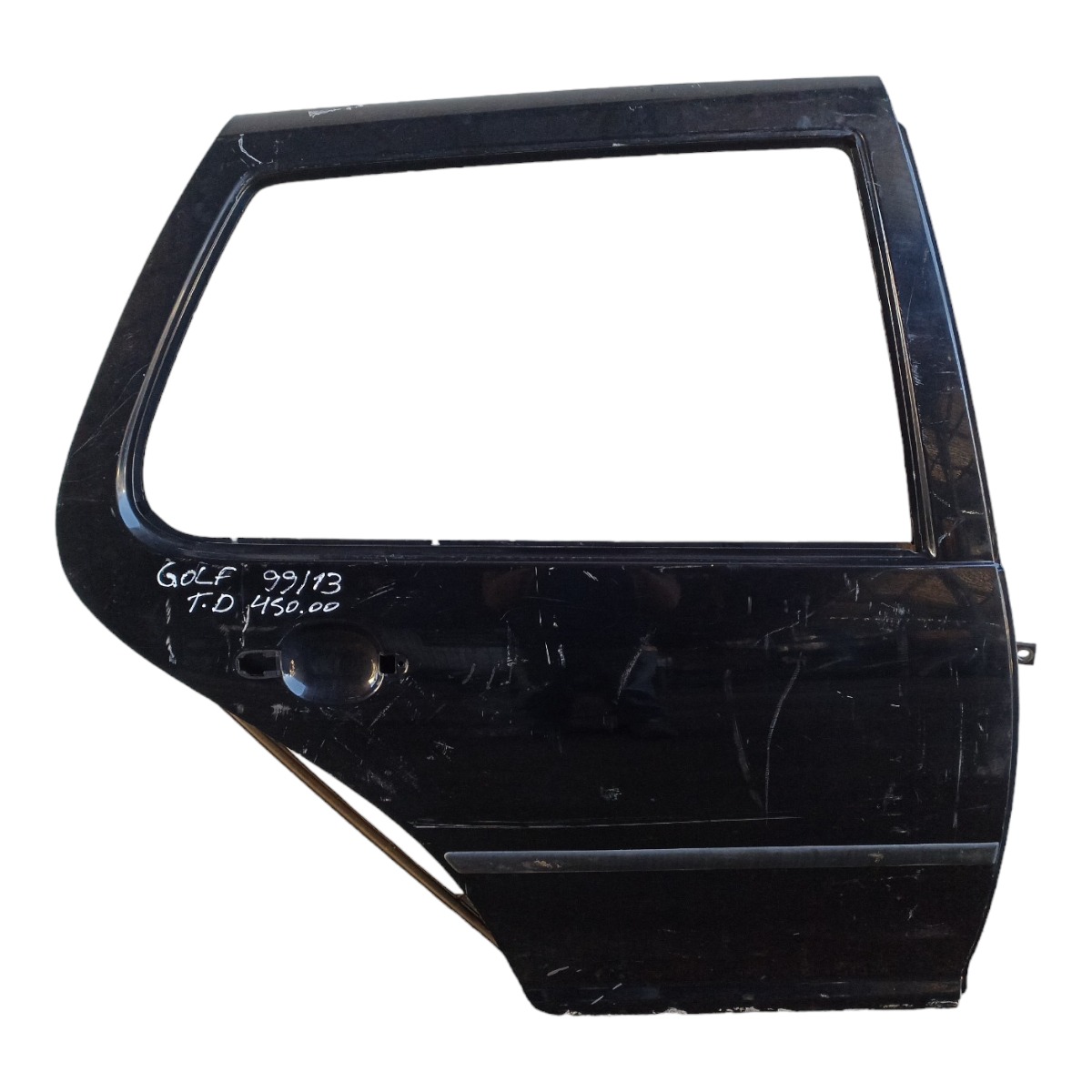 Porta Traseira Direita Volkswagen Golf 1999 A 2013 Traseira Direito Preto
