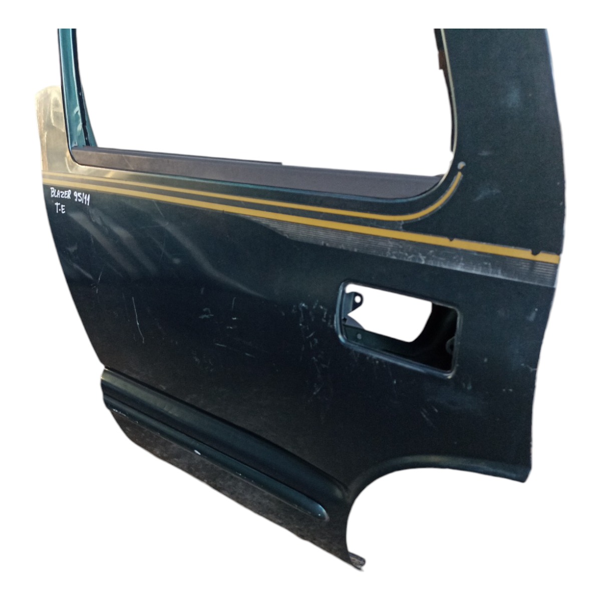 Porta Traseira Esquerda Chevrolet Blazer 1995/2011 Original Traseira Esquerda Verde 3