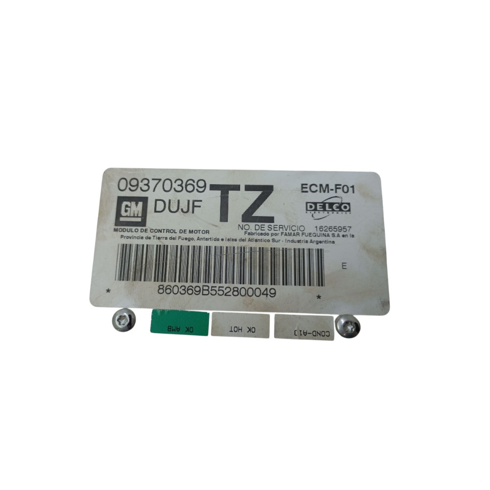 Modulo Injecao Corsa Classic 1.0 Original Alcool 09370369 Tz