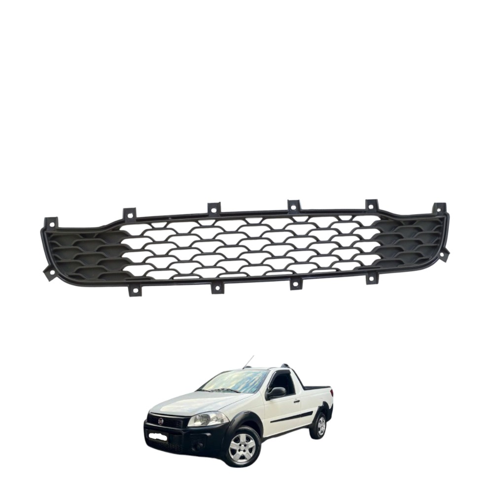 Grade Strada Working Inferior 2017 2018 2019 2020 Original Preto/cinza