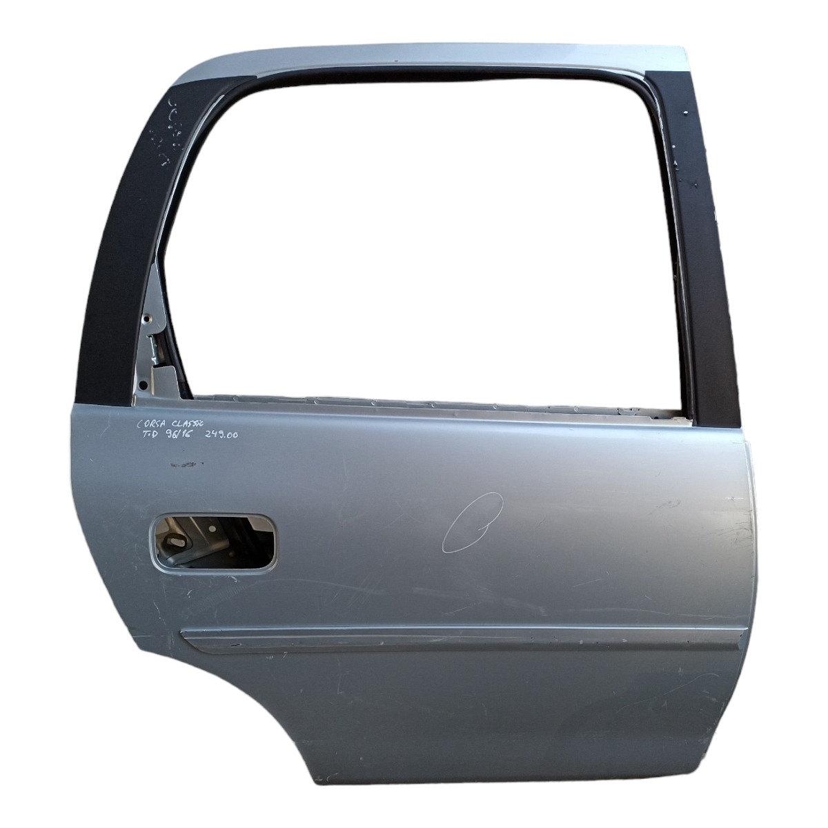 Porta Traseira Direita Gm Corsa Classic 1996 A 2016 Original Traseira Direito Prata 1