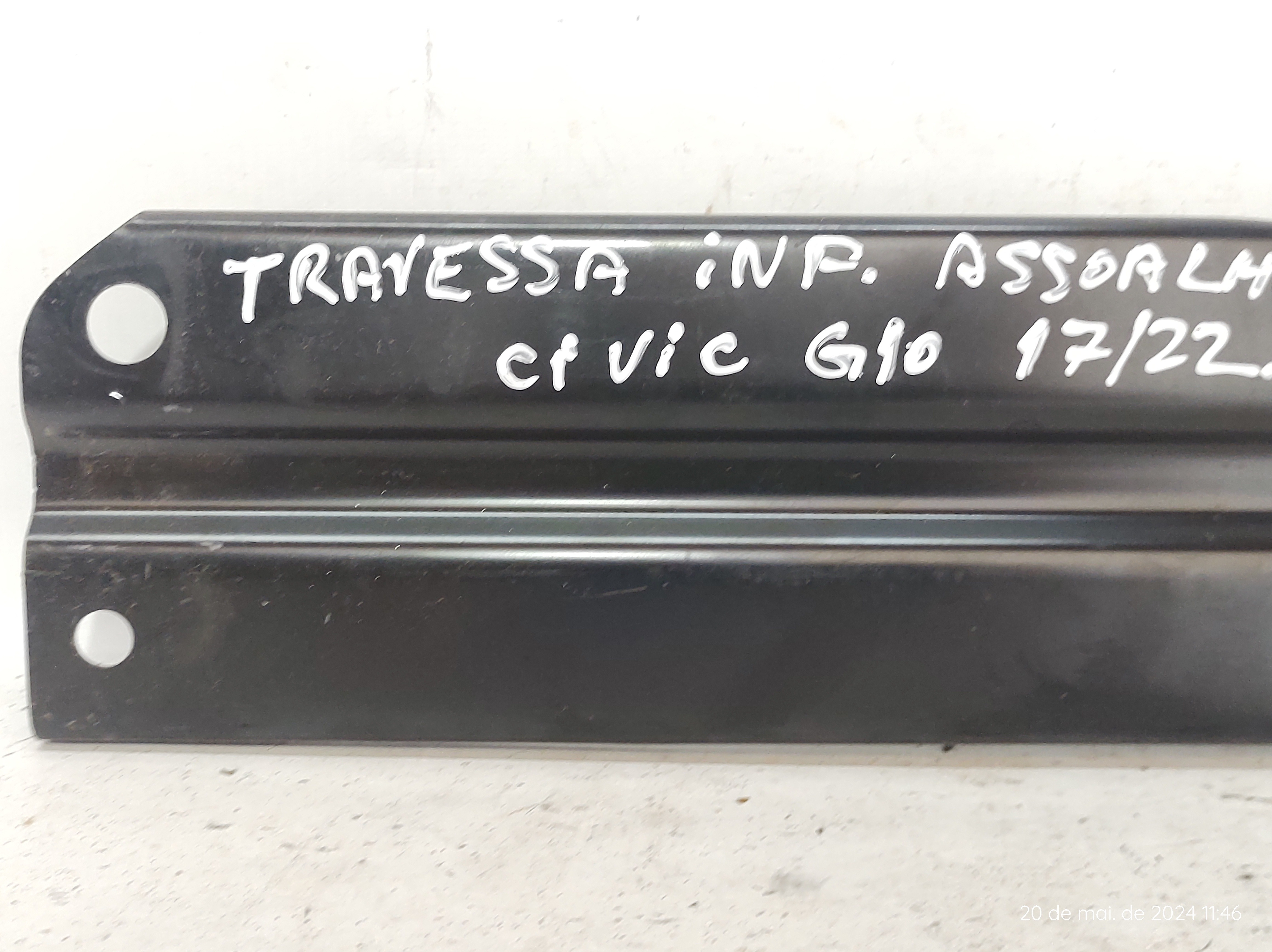 Travessa Inferior Assoalho Escapamento Civic G10 17/22 Origi 2