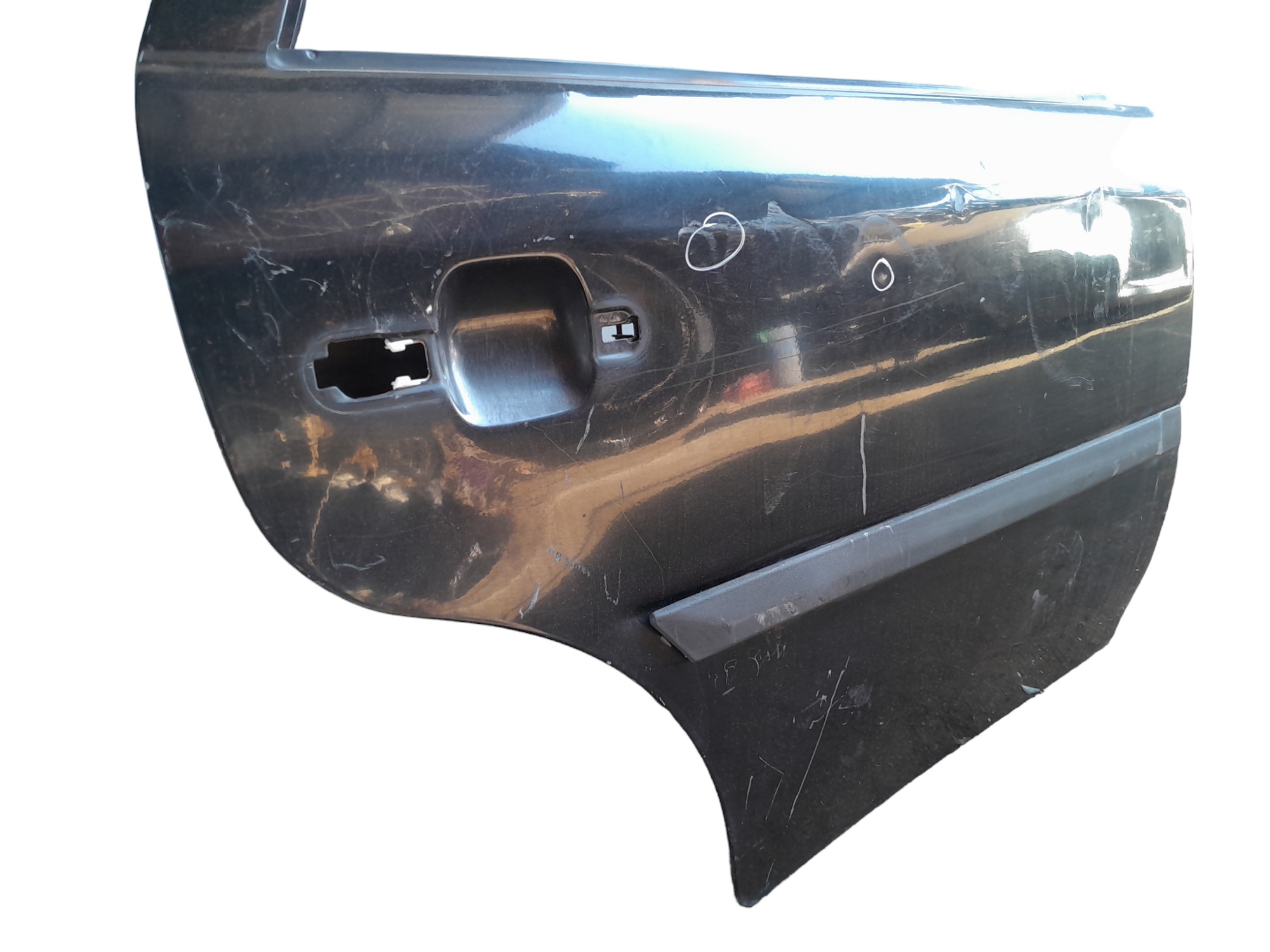 Porta Traseira Direita Vw Parati Gol G2 G3 1996/2005 Traseira Direito Preto 4
