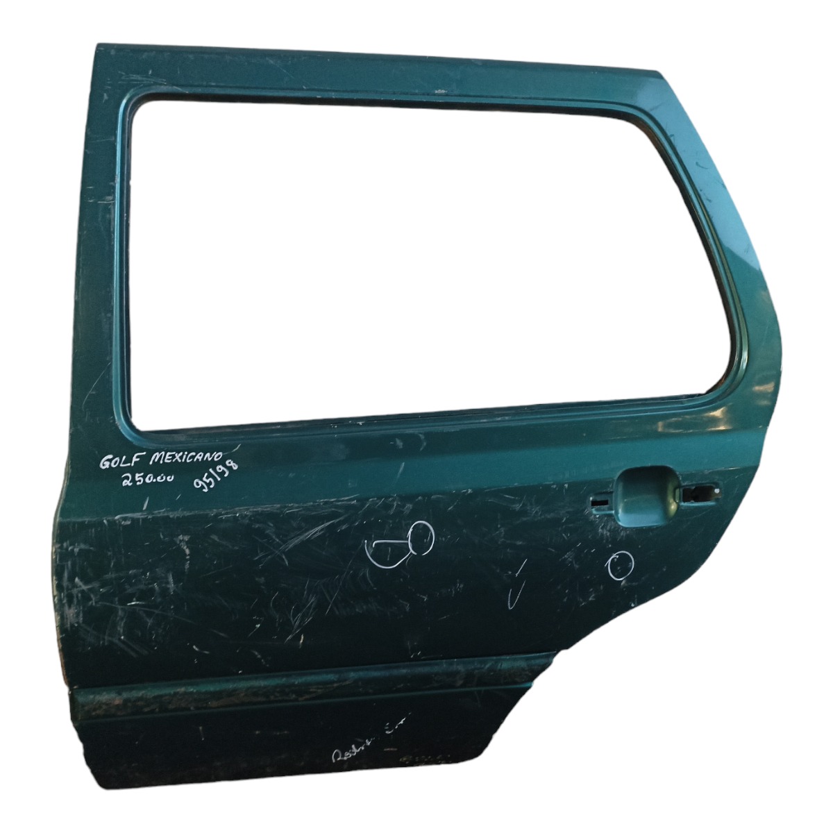 Porta Traseira Esquerda Volkswagen Golf Mexicano 95/98 Traseira Esquerdo Verde
