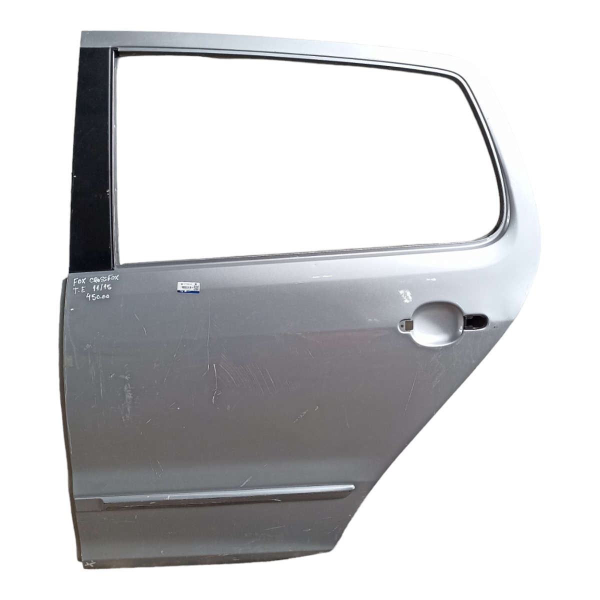 Porta Traseira Esquerda Volkswagen Crossfox Fox 11/15 Traseira Esquerda Cinza 3
