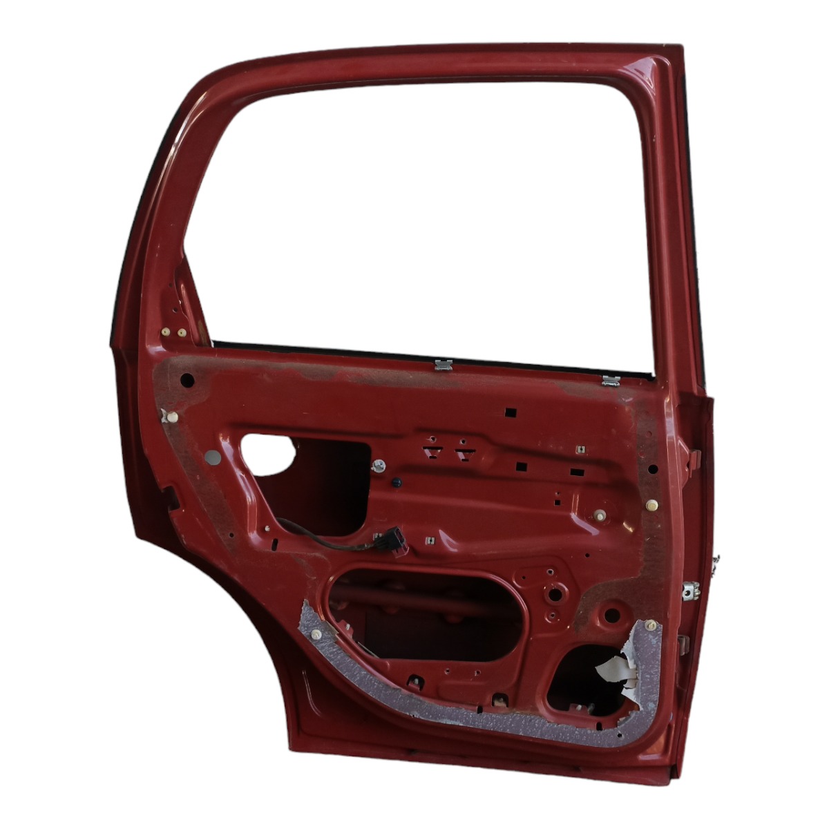 Porta Traseira Esquerda Corsa Montana 2003 A 2010 Traseira Esquerda Vermelho 5