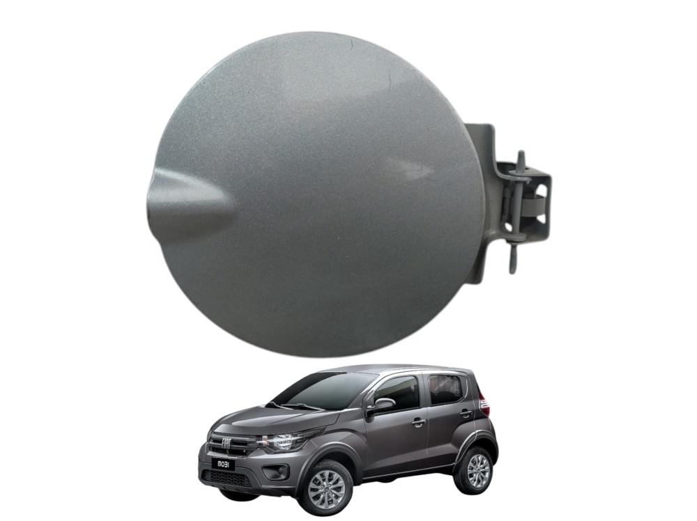 Portinhola Tampa Combustível Fiat Mobi 2015 A 2020 Cinza 2015 1