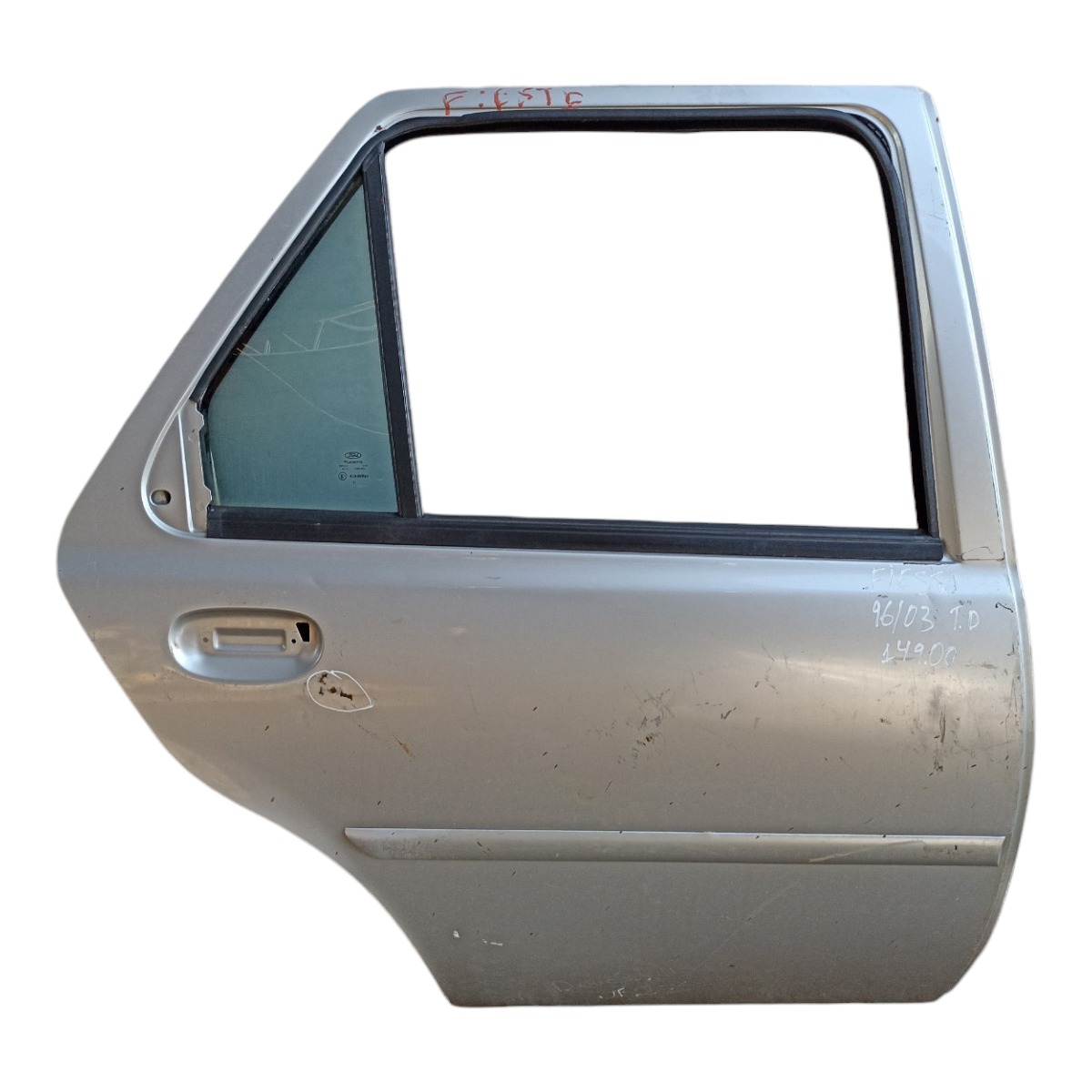 Porta Traseira Direta Ford Fiesta 1996 1997 1998 A 2016 Traseira Direito Prata