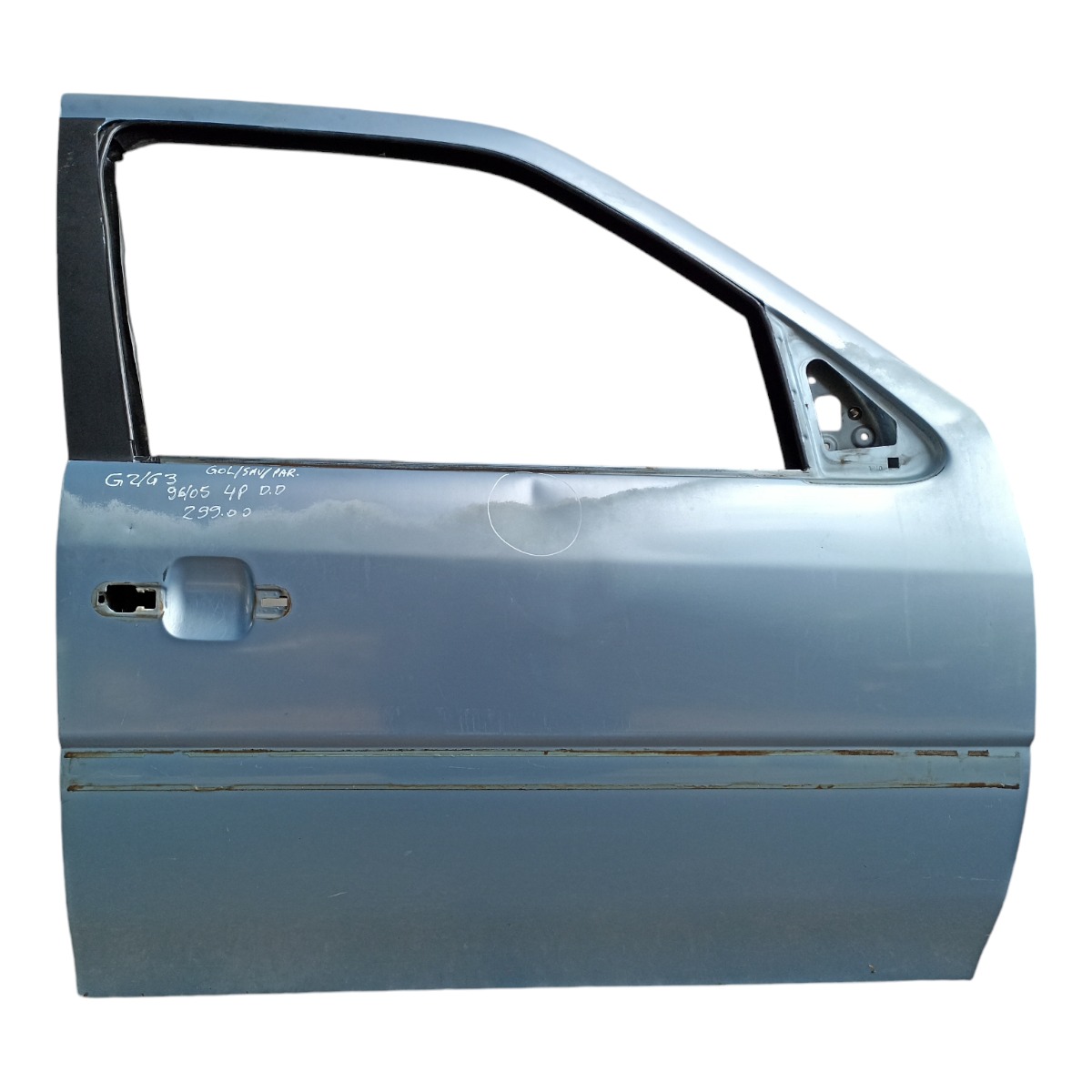 Porta Dianteira Direita Gol/sav/para G2 G3 96/05 4 Portas Dianteira Direito Azul 1