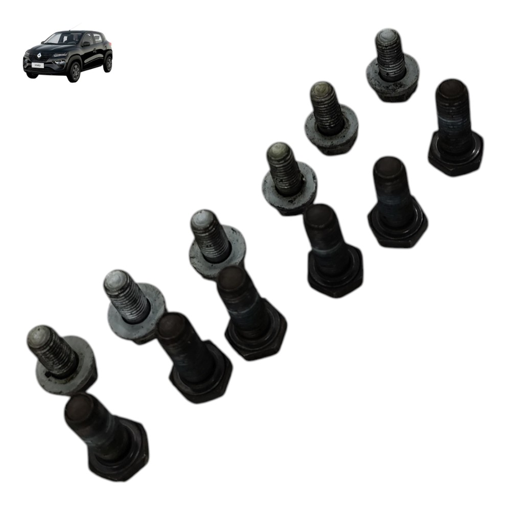 Jogo Parafuso Embreagem Volante Motor Renault Kwid 2024 2023 1