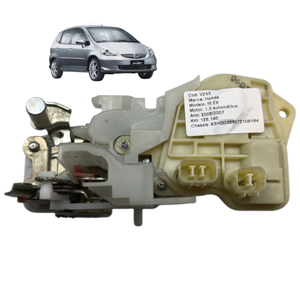 Fechadura Porta Traseira Esquerda Honda Fit 2004 2005 A 2008 1