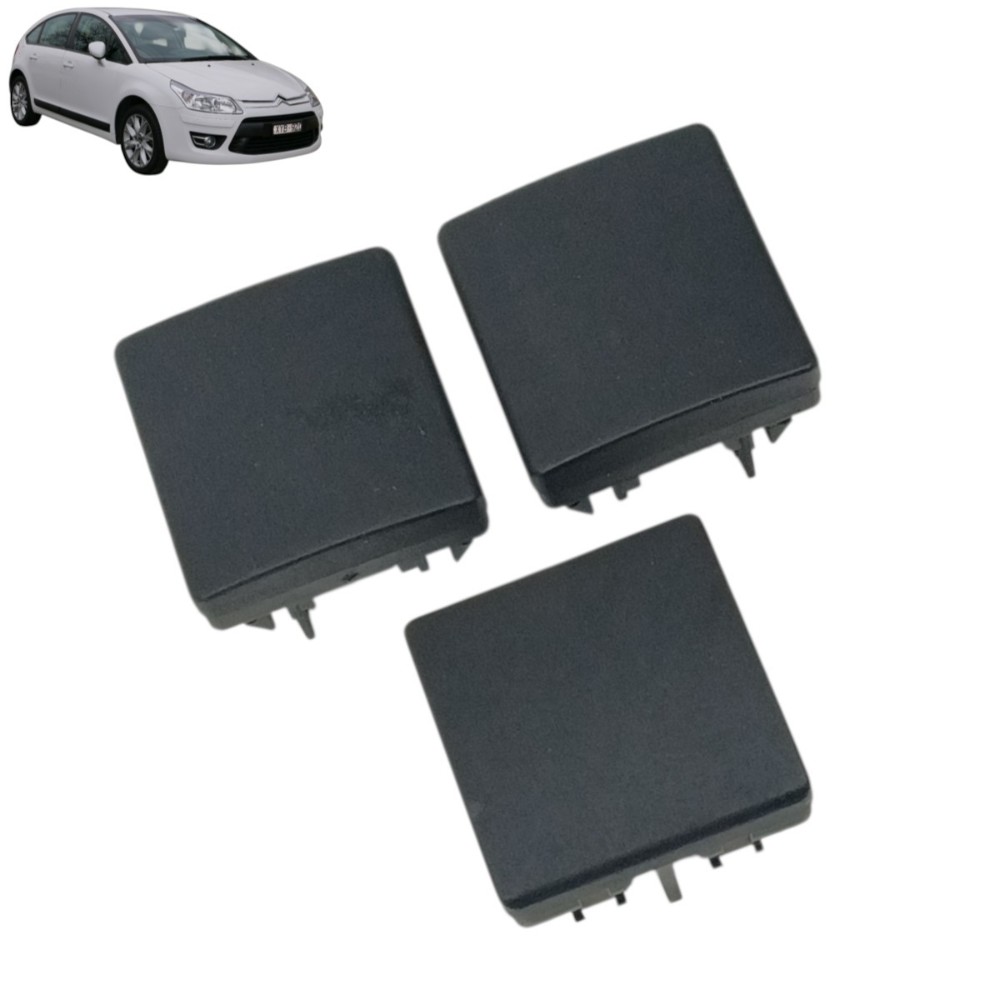 Jogo Botão Cego Painel Citroen C4 2009 2010 2011 2012 Preto