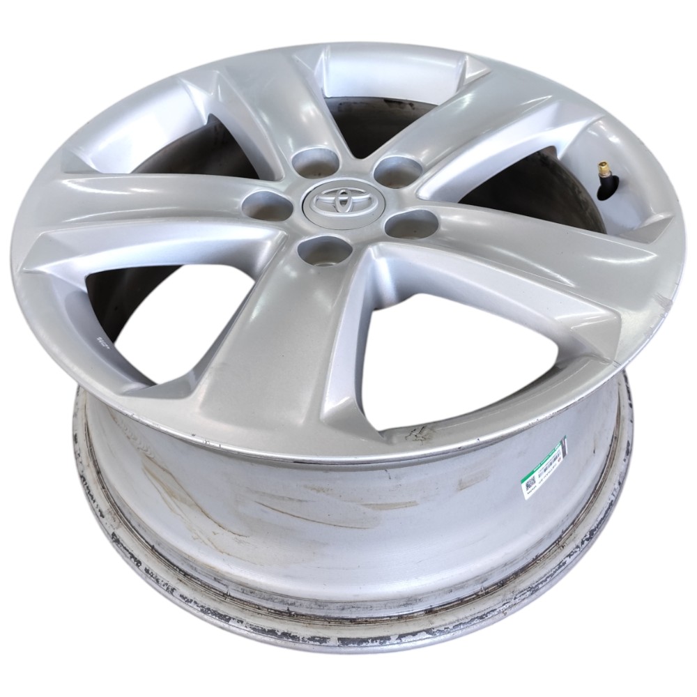 Jogo Roda Aro 17 5×114.3 Toyota Rav4 Corolla Camry Prius Cinza 7