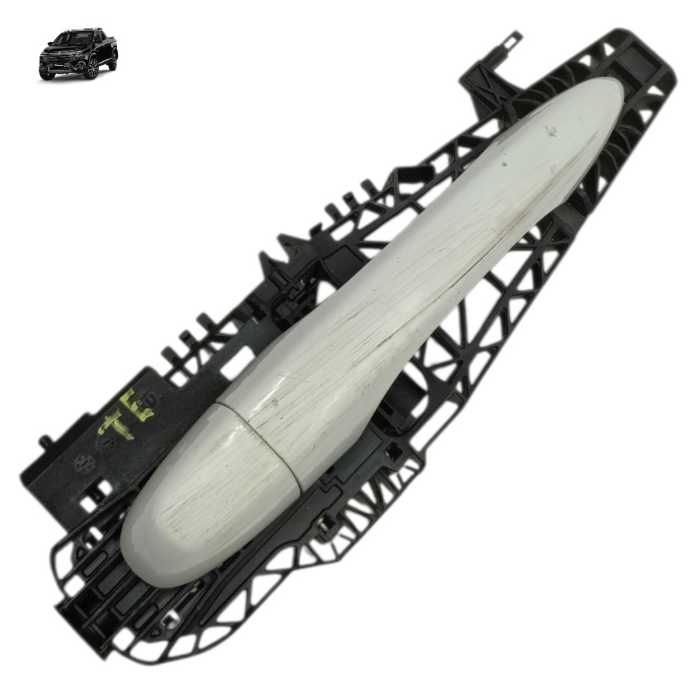 Maçaneta Externa Traseira Esquerda Fiat Toro 2021 2020 2019 Branco 1
