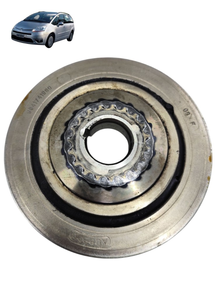 Polia virabrequim Citroen Grand C4 Picasso 2.0 2008 2009 10 1
