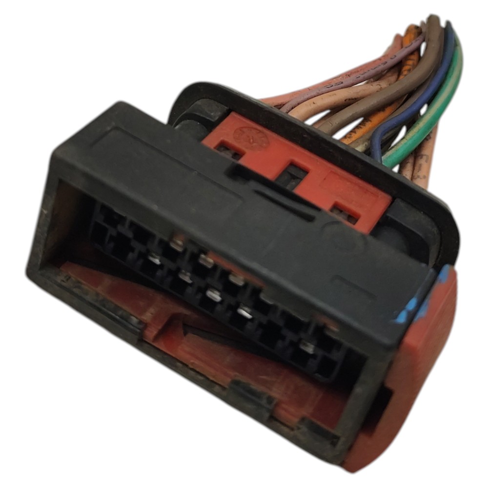 Plug conector módulo relé injeção Fiat Palio 1996 1997 1998 3