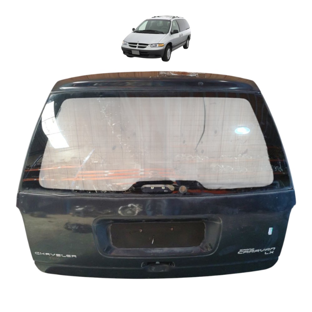 Tampa Traseira Chrysler Grand Caravan 96 1997 1998 1999 2000 Azul-escuro 1