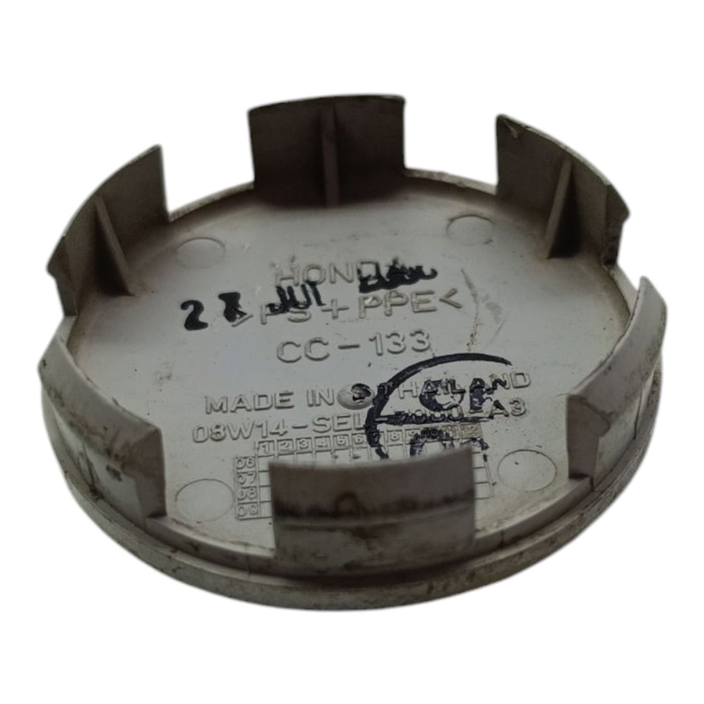 Calotinha Roda Honda Fit 2004 2005 2006 2007 2008 Prata 4