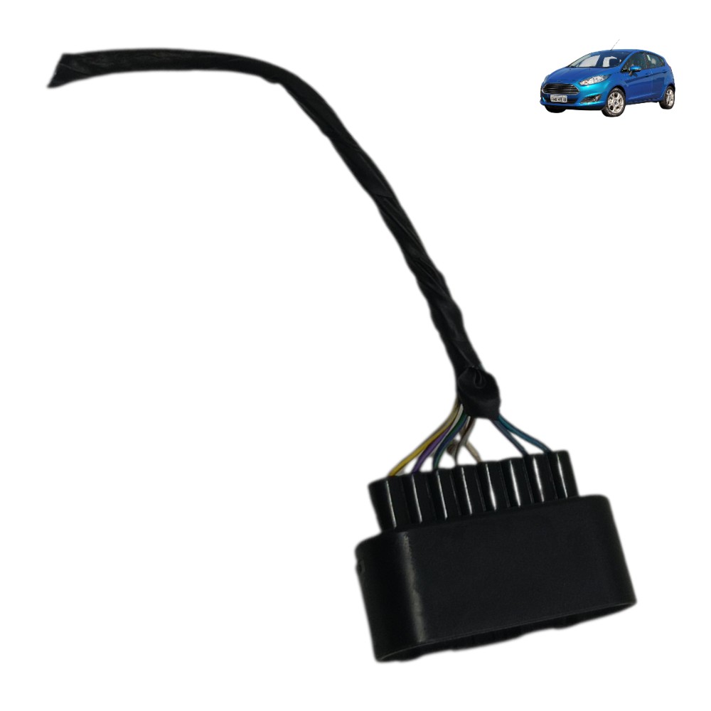 Plug fechadura dianteira esquerda Ford New Fiesta 2014 2015 1