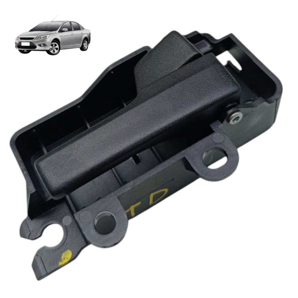 Maçaneta Interna Lado Direito Ford Focus 2010 2011 2012 2013 Preto Traseira 1