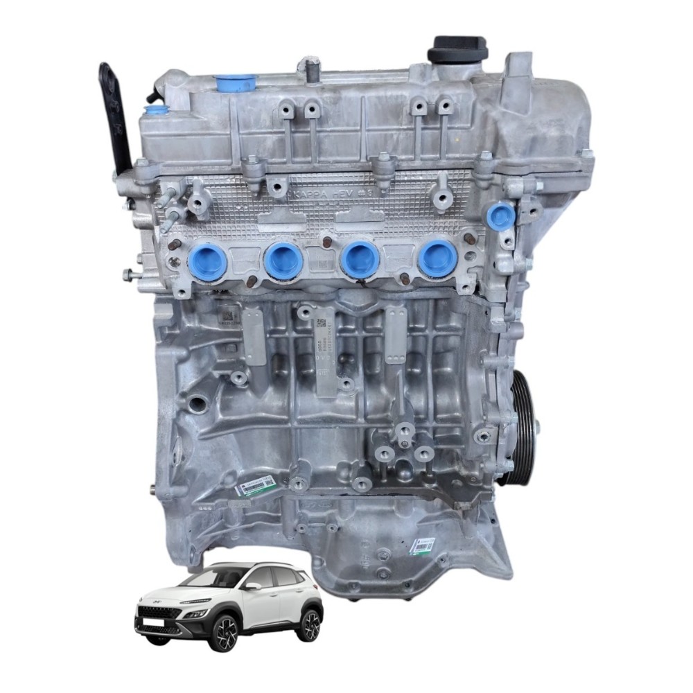 Motor Parcial Hyundai Kona 1.6 16v Hibrido 2023 2024 20mkm