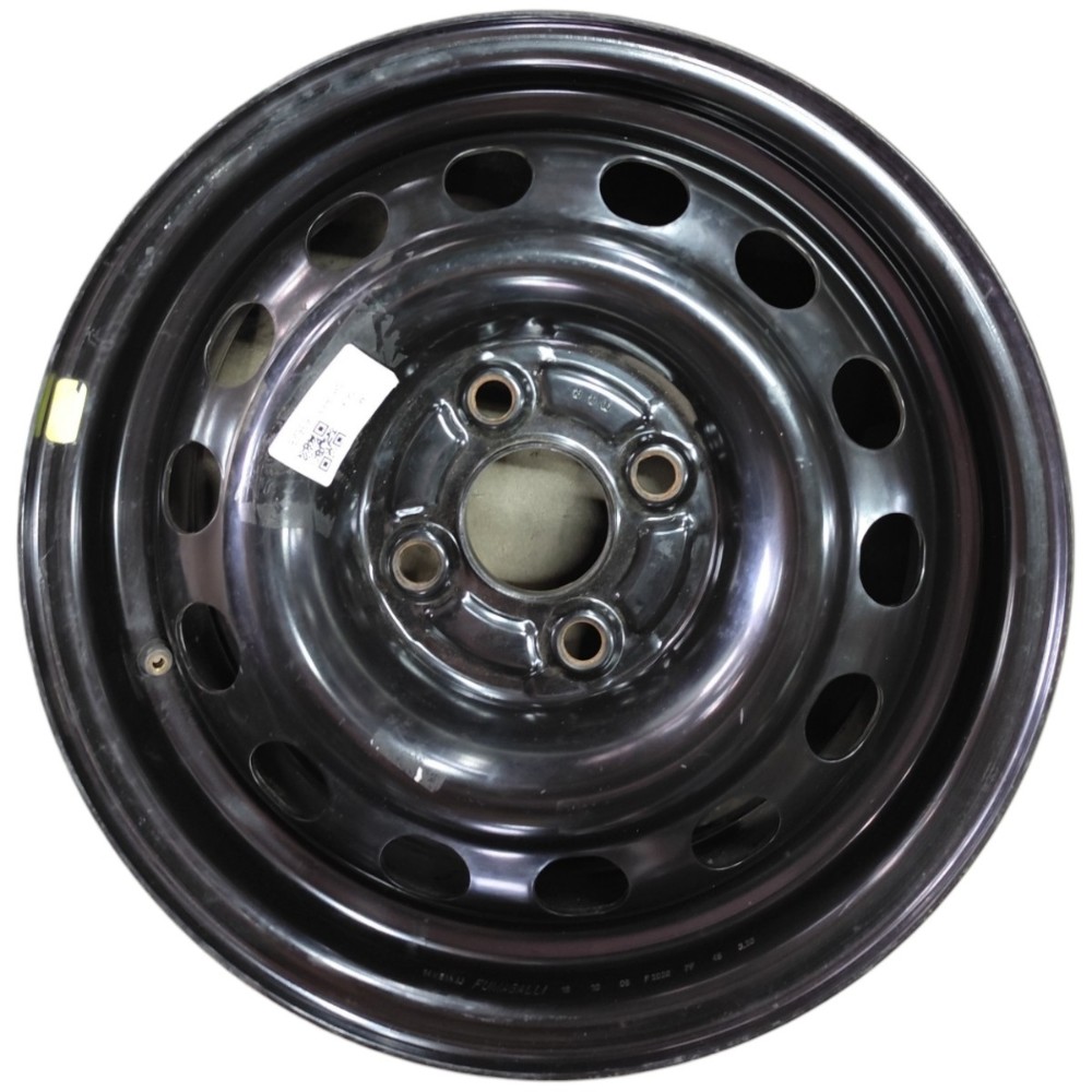 Roda Ferro Aro 14 4×100 Linha Honda Fit Civic City Preto