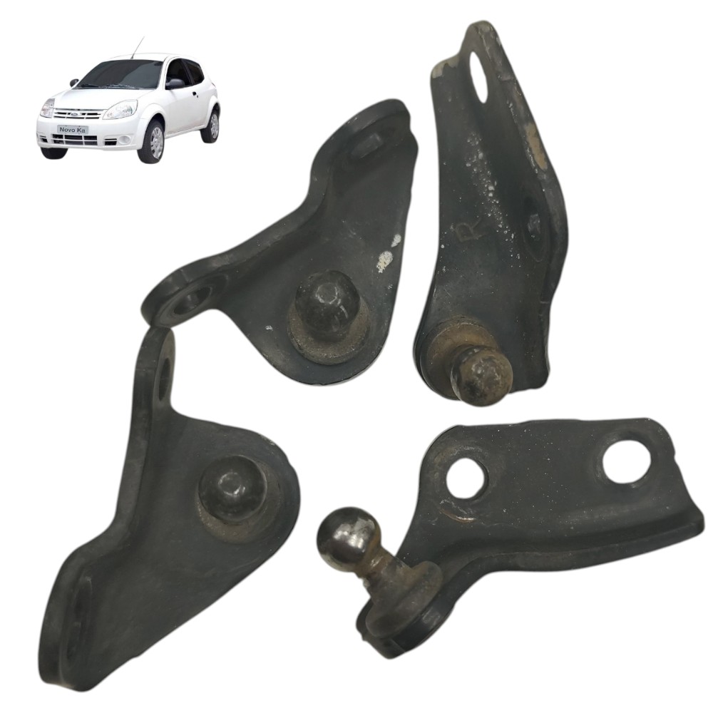 Jogo suporte amortecedor tampa traseira Honda Fit 2003 2004 1