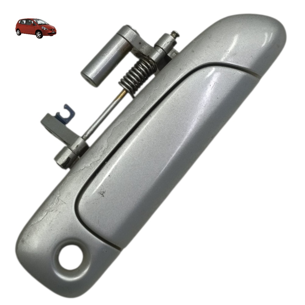 Maçaneta Externa Dianteira Direita Honda Fit 2003 2004 2005 Prata Dianteira 1